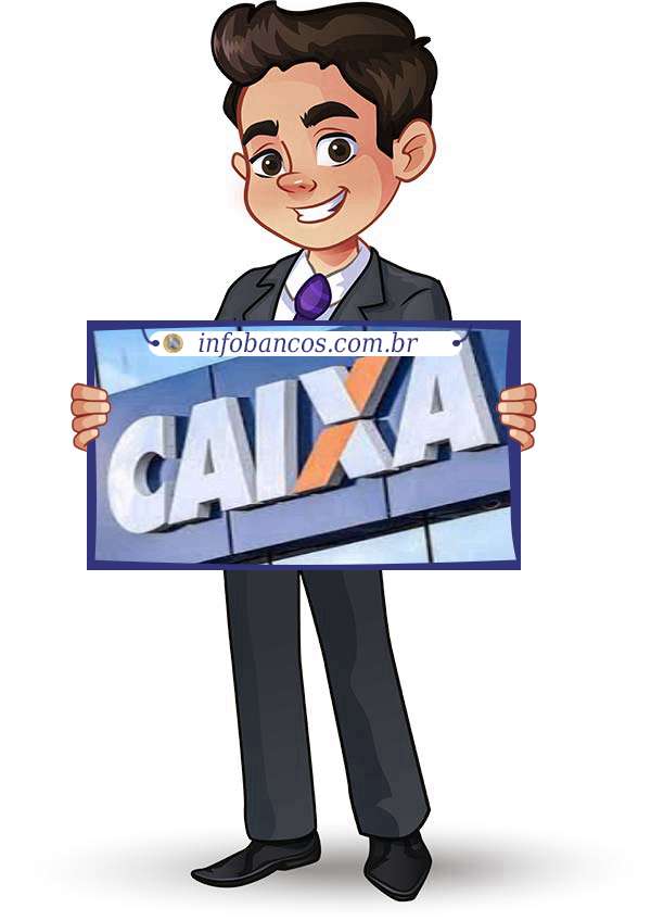 Foto do logotipo do CAIXA DISTRIBUIDORA DE TÍTULOS E VALORES MOBILIÁRIOS S.A. dentro de um quadro com um rapaz o segurando