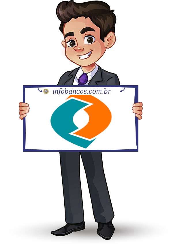 Foto do logotipo do CREDIFIT SOCIEDADE DE CRÉDITO DIRETO S.A. dentro de um quadro com um rapaz o segurando